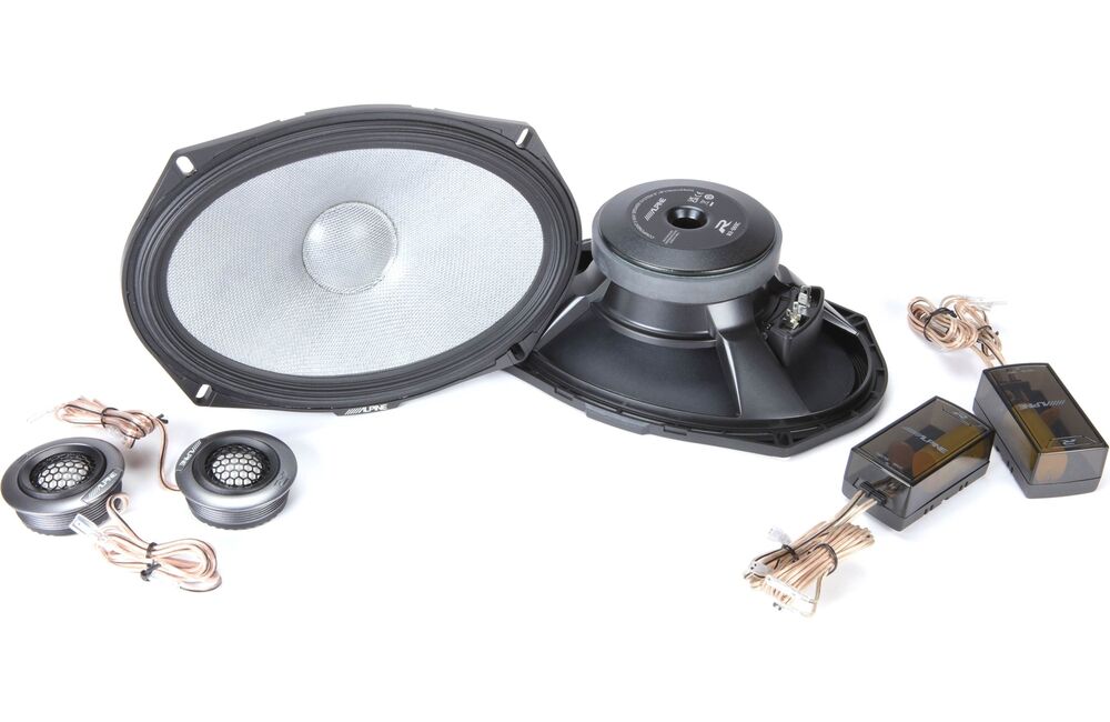 Alpine R-Series R2-S69C 6x9" Component & R2-S65 6.5" Car Audio Speaker