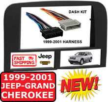Load image into Gallery viewer, 99-01 Jeep Grand Cherokee Metra 95-6546B &amp; 70-1817 Double DIN Car Radio Stereo Dash Kit