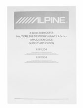 Load image into Gallery viewer, ALPINE X-W12D4 12" 900 Watt RMS Car Audio Subwoofer DVC Dual-4ohm X-Series Sub