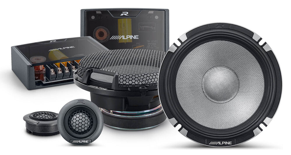 Alpine R-Series R2-S652  6.5" Component & R2-S65 6.5" Car Audio Speaker