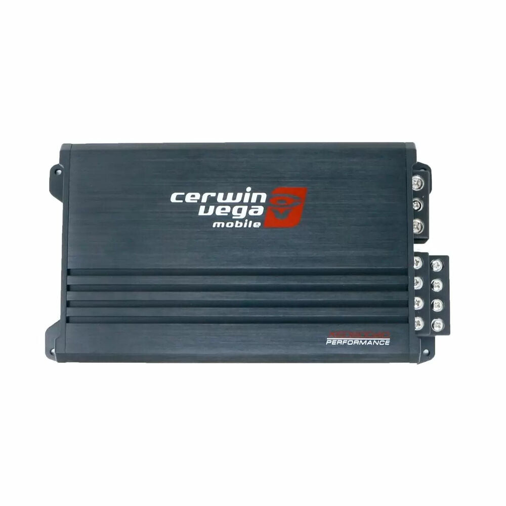 Cerwin Vega XED6004D 4CH Car Micro Amplifier & 4 XED-62 6.5" Speaker + 4 Gauge Amp Kit