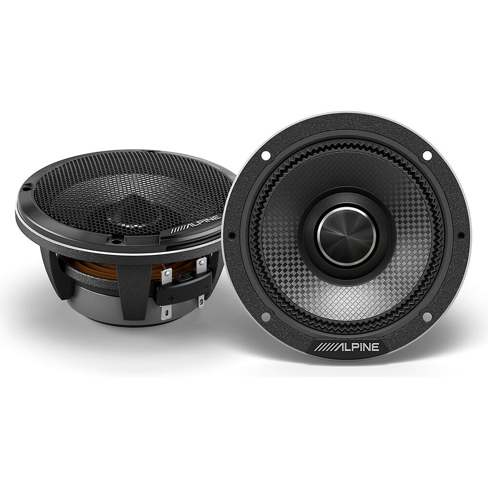 Alpine HDZ-653S 6.5” 3-Way & HDZ-65CS 6.5” 2-Way Slim-fit Component Speaker Set