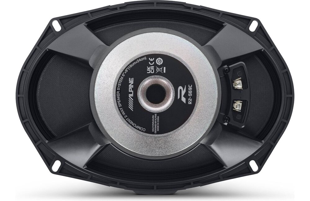 2 Pair Alpine R-Series R2-S69C 6x9" 300 Watts Component Car Audio Speaker