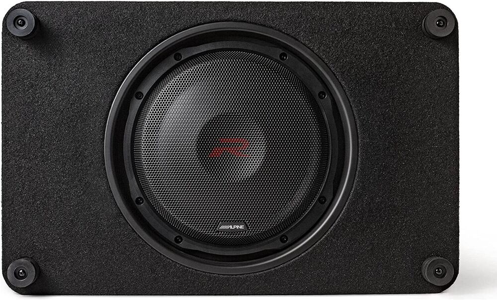 Alpine RS-SB12 R-Series 12" Halo Compact Loaded Subwoofer Enclosure, 1800 W subwoofer