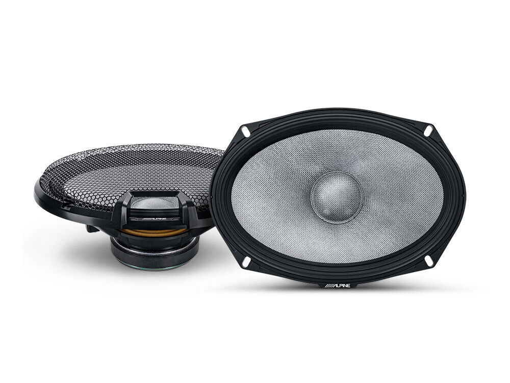 2 Pair Alpine R-Series R2-S69C 6x9" 300 Watts Component Car Audio Speaker