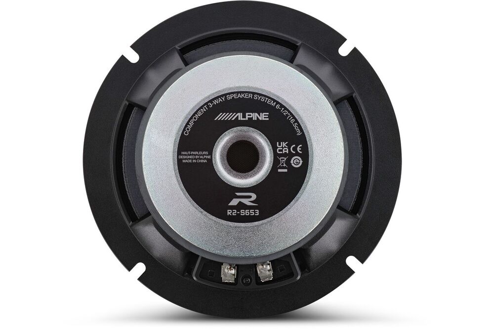 Alpine R-Series R2-S653 3-Way Pro 6.5" Component Car Audio Speaker System