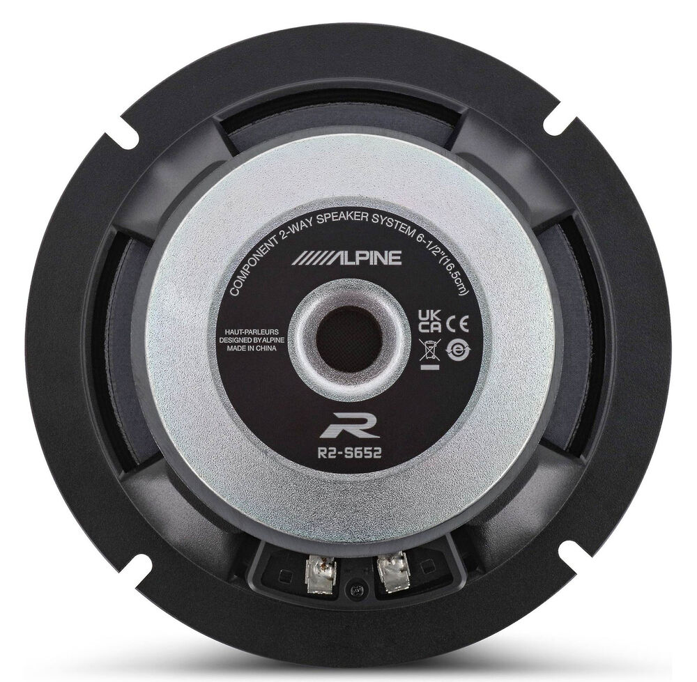 Alpine R-Series R2-S652  6.5" Component & R2-S65 6.5" Car Audio Speaker