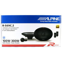 Load image into Gallery viewer, Alpine R-S69C.2 2-Way 600W Peak, 200W RMS R-Series 6x9" Component Speakers