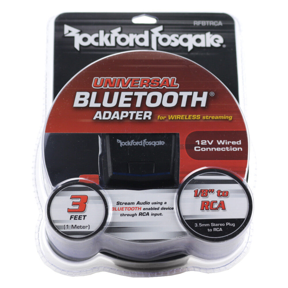 Fosgate RFBTRCA Universal Bluetooth to RCA Adaptor for Audio Streaming