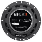 2 Pairs MB QUART FSB216 6.5" 280 Watt Car Audio Component Speakers