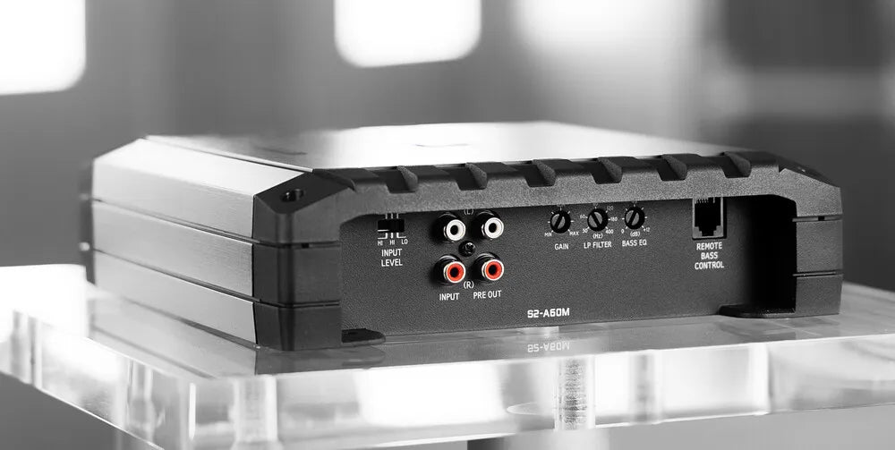 Alpine S2-A60M Monoblock 600 Watts Class-D Amplifier + 4 Gauge Amp Kit