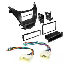 Load image into Gallery viewer, Single/Double DIN Car dash Install Kit fit 2011-2013 Hyundai Elantra &amp; Harness