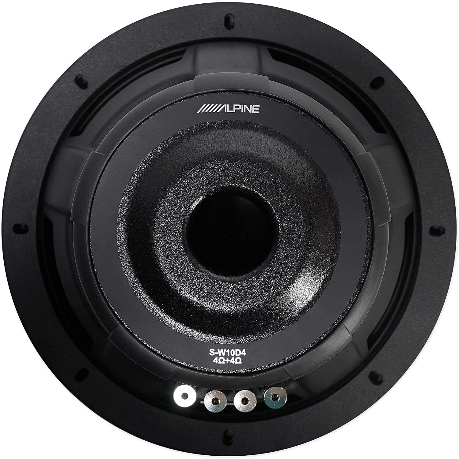 Alpine S-W10D4 1800W 10" S-Series Dual 4 Ohm Car Subwoofer