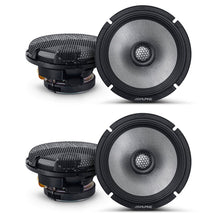 Load image into Gallery viewer, 2 Pair Alpine R-Series R2-S65 300 Watts 6.5" 2-Way Coaxial Car Audio Speakers