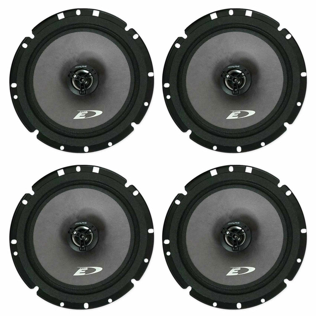 Alpine SXE 1726S 2 Way 6.5" 1995-2006 GM CAR Truck Front & Rear Door Speakers & Kits