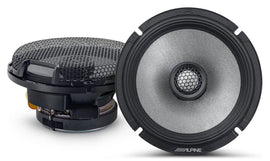 2 Pair Alpine R2-S65 R-Series 6 1/2-inch Coaxial 2-Way Speakers