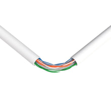 Load image into Gallery viewer, A-T 1000' Cat6 Ethernet White Bulk Network Cable 23AWG 600Mhz UL Bare Solid Copper Wire UTP 1000' White