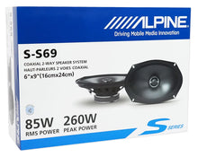 Load image into Gallery viewer, Alpine S-S57 230 Watt 5x7" Car Speakers + S-S69 6x9" 260w Speakers