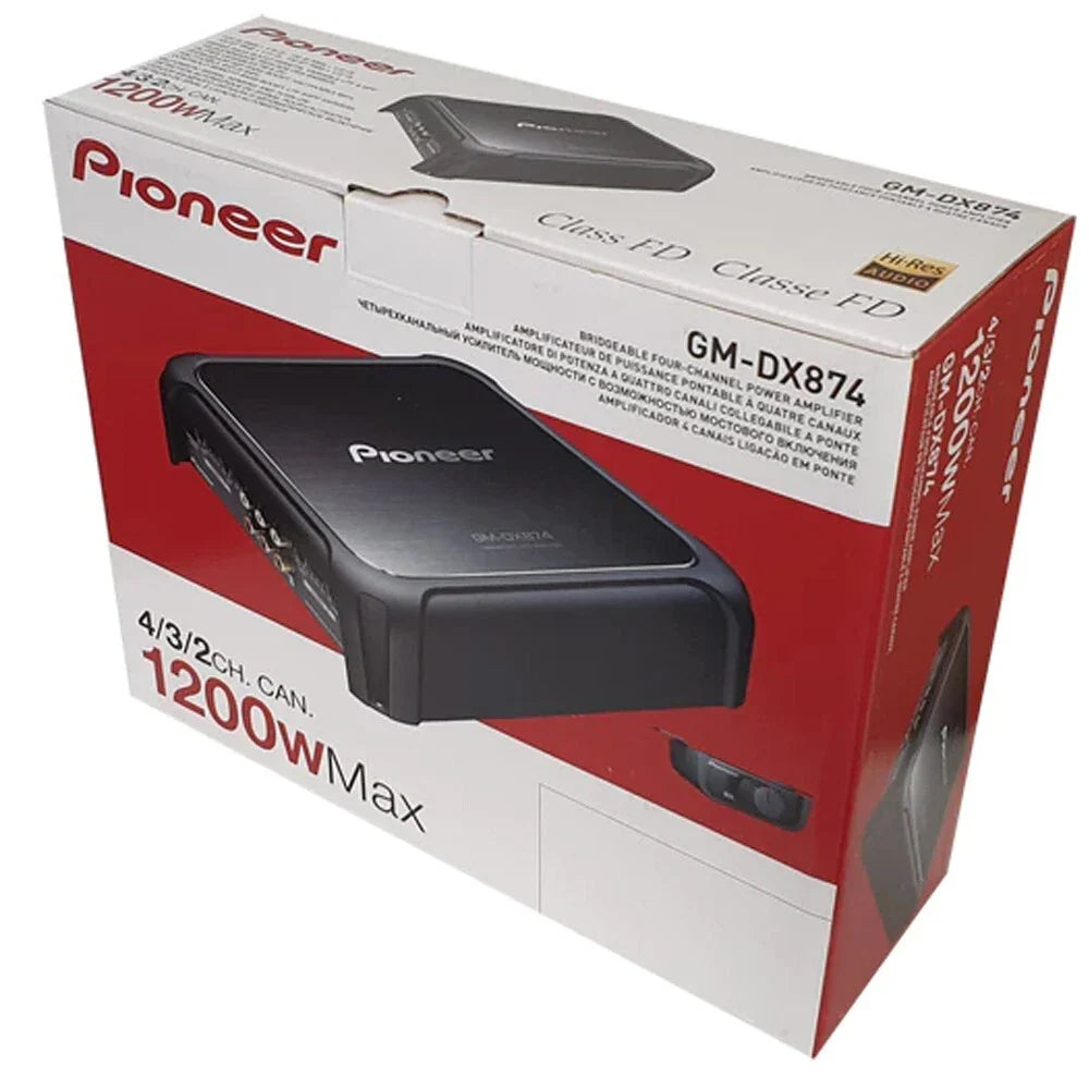 Pioneer GMD-X874 4Channel Amplifier + 4 TS-A1681F 6.5" Speakers Package