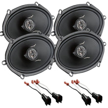 Load image into Gallery viewer, Alpine BBX-F1200 4CH Amplifier + 2 6x8" Speakers Fit 1999-2014 Ford F150