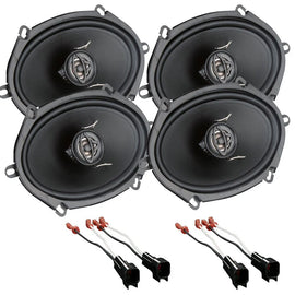 Alpine BBX-F1200 4CH Amplifier + 2 6x8