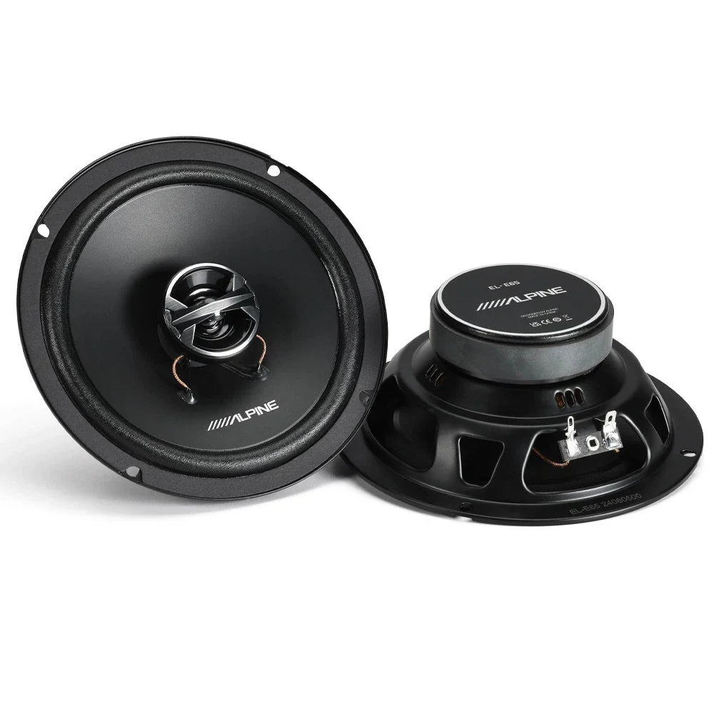 Alpine 6.5" Front Rear Door Speakers + 2 TSB920 Adapter & harness Fit 01-07 Toyota Sequoia