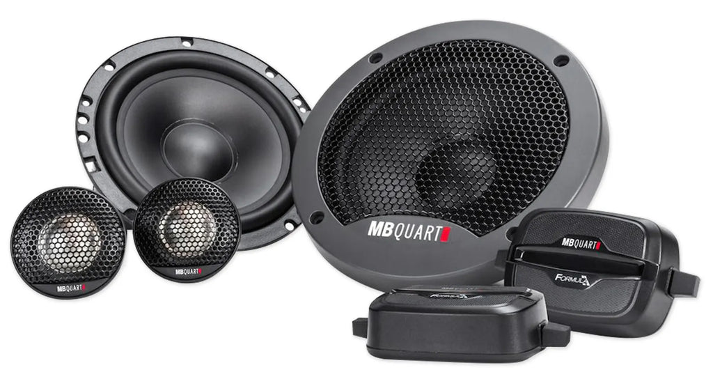MB QUART FSB216 6.5" 280W Component Speakers & FKB169 6x9" 300W Coaxial Car Speakers