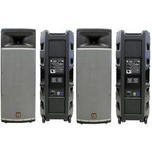 Load image into Gallery viewer, 2 MR DJ PRO215BT Professional Dual 15" Full Range Powered Speaker 2" Display