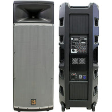 Load image into Gallery viewer, 2 MR DJ PRO215BT Professional Dual 15" Full Range Powered Speaker 2" Display
