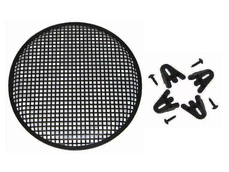 10" INCH UNIVERSAL SPEAKER SUBWOOFER GRILL MESH COVER W/ CLIPS SCREWS GUARD