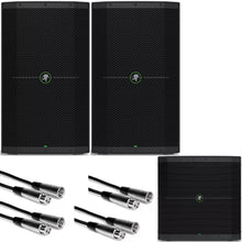 Load image into Gallery viewer, Mackie Thump212XT 15" 1400W Powered Speaker Pair &amp; 18" Subwoofer &amp; 4 XLR Cables