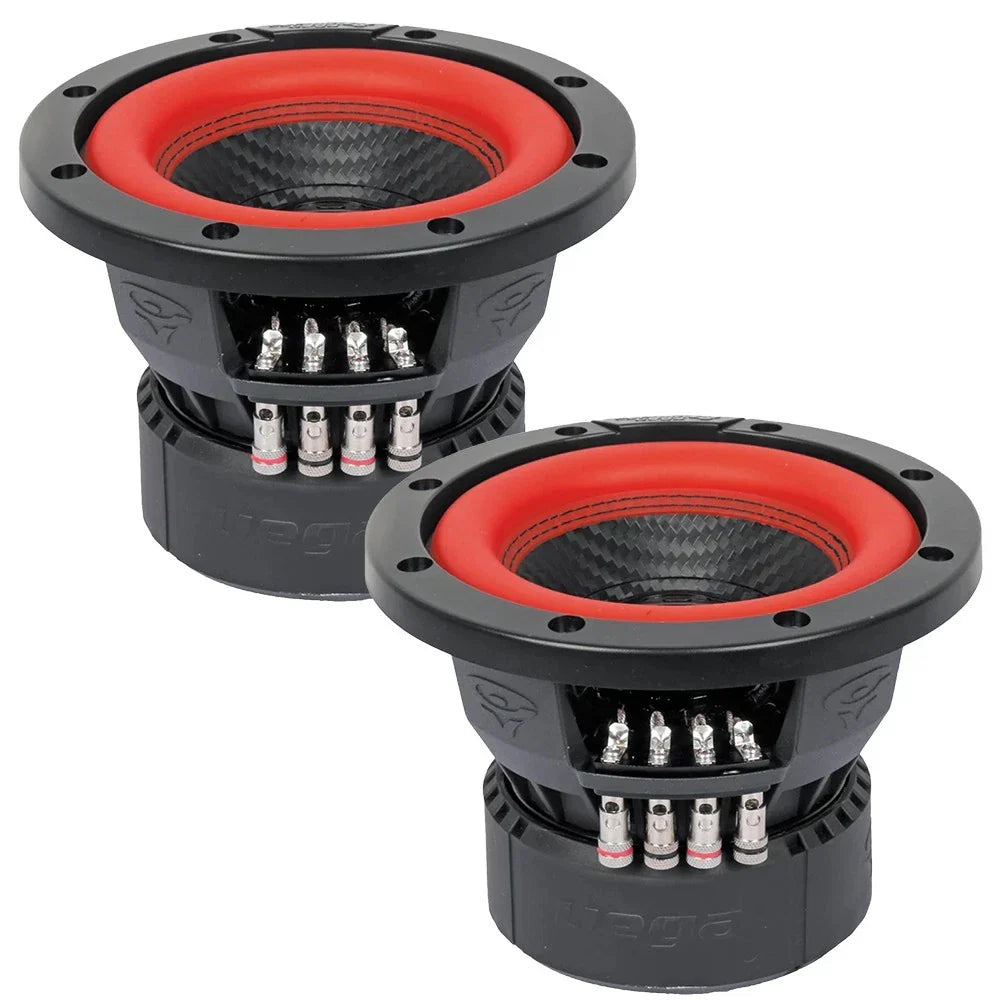 2 Cerwin Vega V65DV4 Vega 1500W Subwoofer 6.5" 4Ω DVC Subwoofer