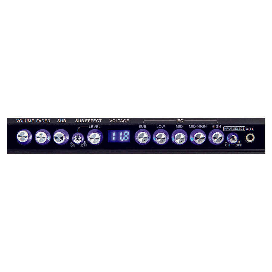 Equalizer Subwoofer Control EQ 8 Volt Line Driver Voltage Meter