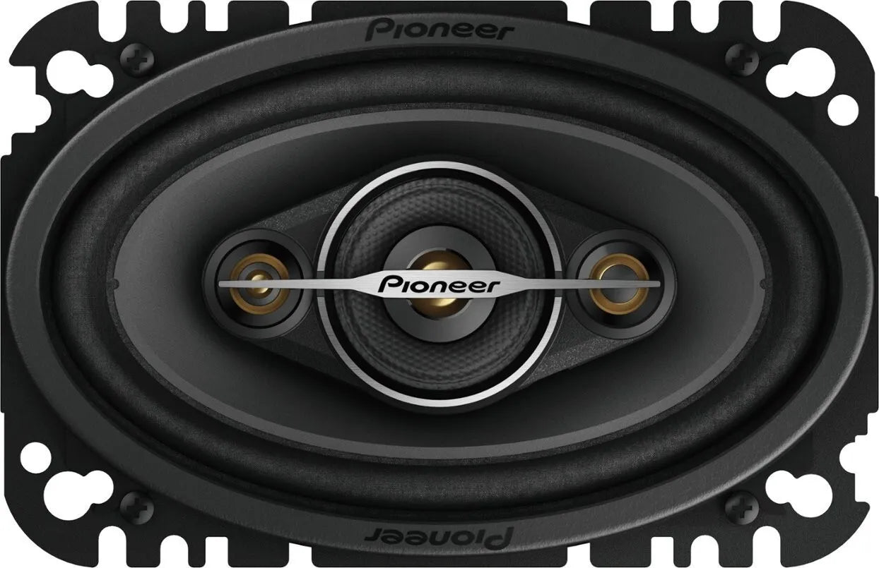 2 Pioneer TS-A4671F 420W 4x6" A-Series 4-way 4-ohm Coaxial Car Speakers