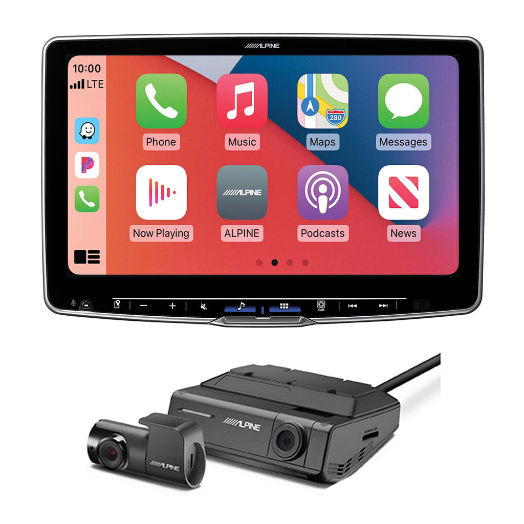 Alpine ILX-F511 Halo11 11" Multimedia Receiver + DVR-C320R Dash Camera