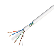 Load image into Gallery viewer, Patron 250' Cat6 Ethernet White Bulk Network Cable 23AWG 600Mhz UL Bare Solid Copper Wire UTP 250' White