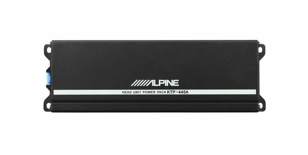 Alpine KTP-445A Power Pack Head Unit Amplifier and Backup Camera Bundle