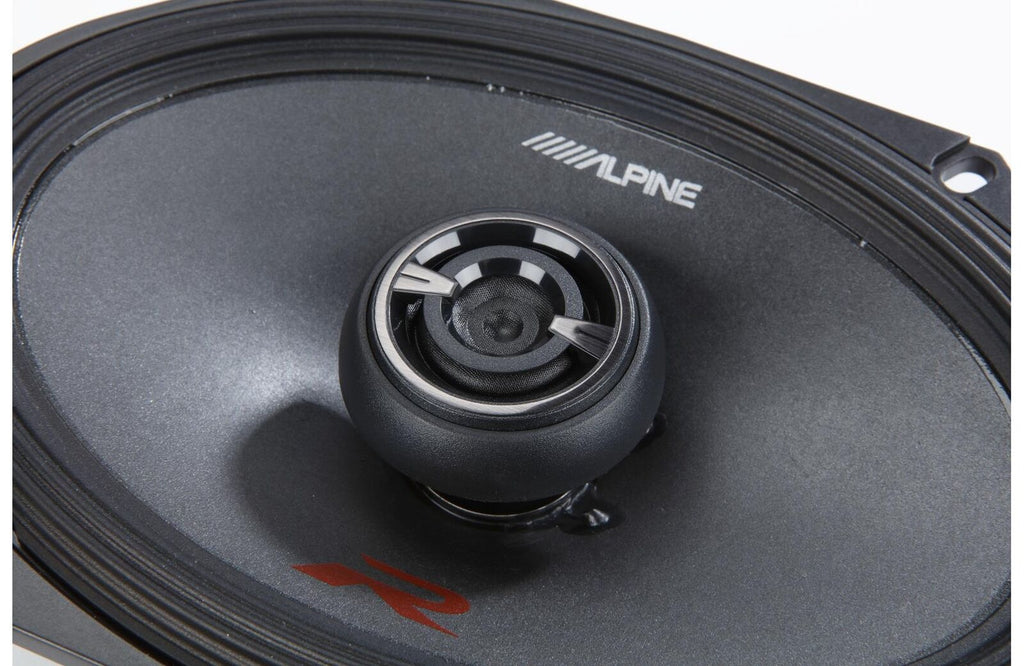 Alpine R-S68 R-Series 6 x 8 Inch 300 Watt 2-Way Car Speakers
