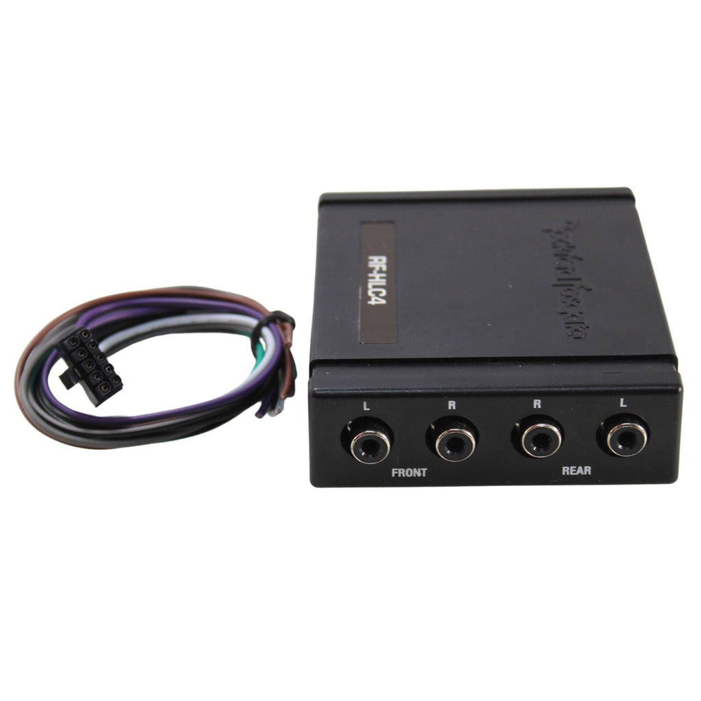 Rockford Fosgate 4 Channel High to Low RCA Level Output Radio Converter RF-HLC4