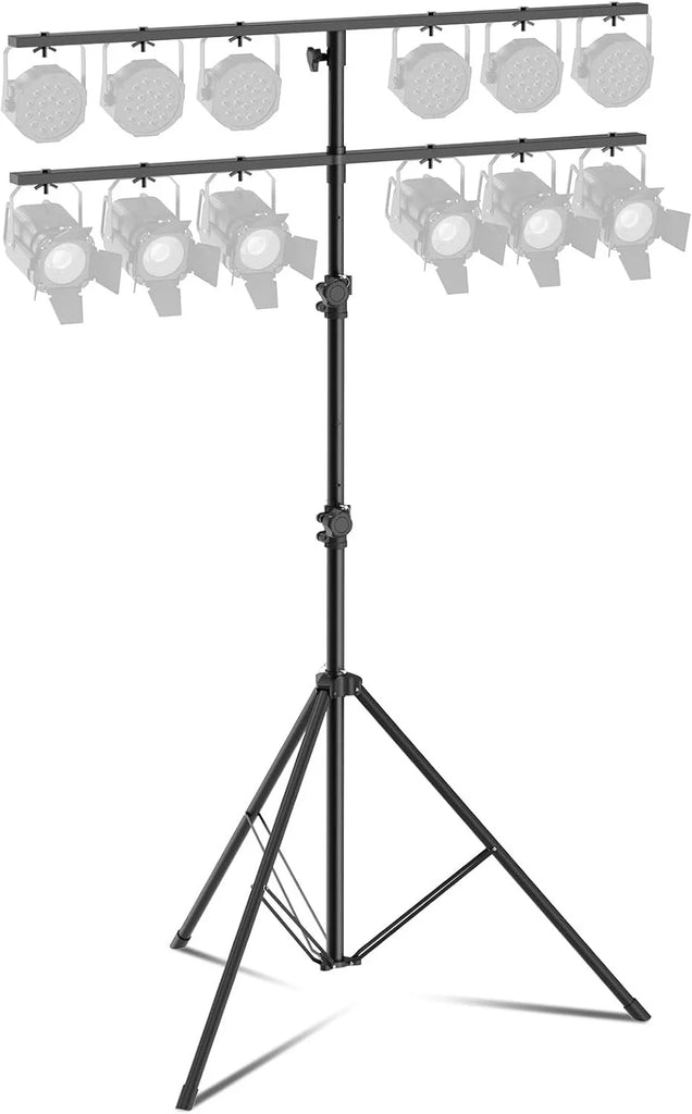 MR DJ LSTBAR5M Universal 5 Ft Square Lighting Cross Bar for Middle of Tripod Speaker Light Stands
