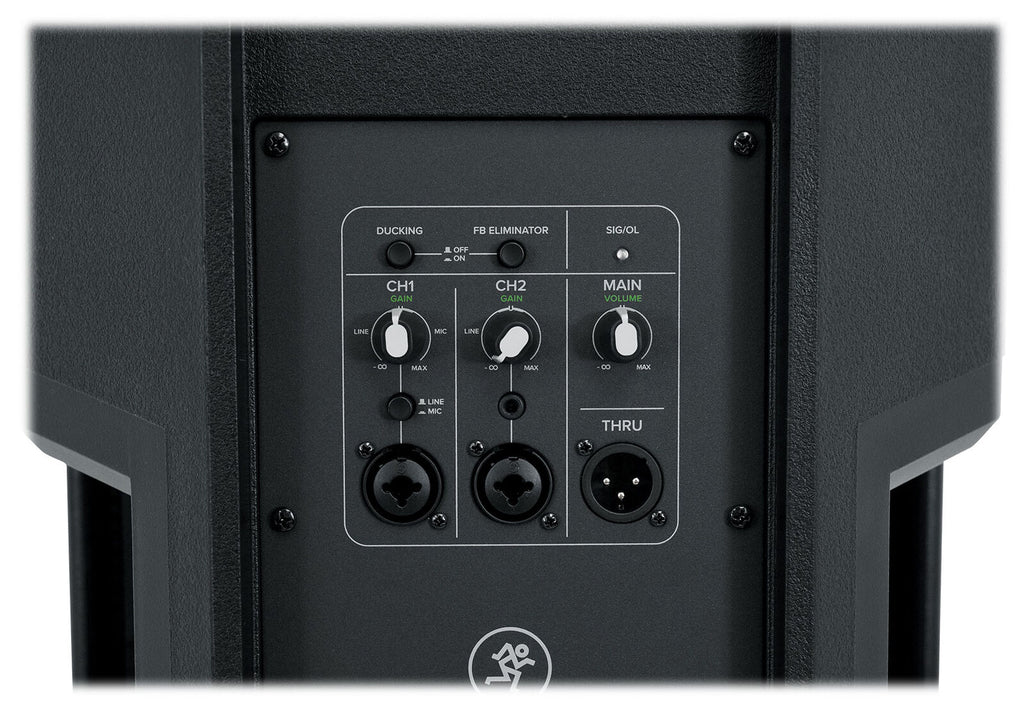 Mackie Thump 212 1400 watt 12" powered portable 2 way loudspeaker with High Performance Amplifiers Built-in Mixers and Power Factor Correction