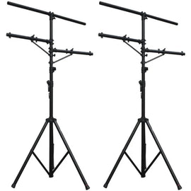 2 MR DJ Pro DJ Portable Lighting Multi Arm Tripod T-Bar Tripod Lighting Stand
