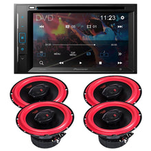 Load image into Gallery viewer, Pioneer AVH-241EX Double DIN DVD + 2 Cerwin Vega V465 6 1/2" 400W coaxial speakers