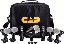 Load image into Gallery viewer, Cad Audio Stage7 Premium 7-Piece Drum Instrument Mic Pack Vinyl Carrying Case