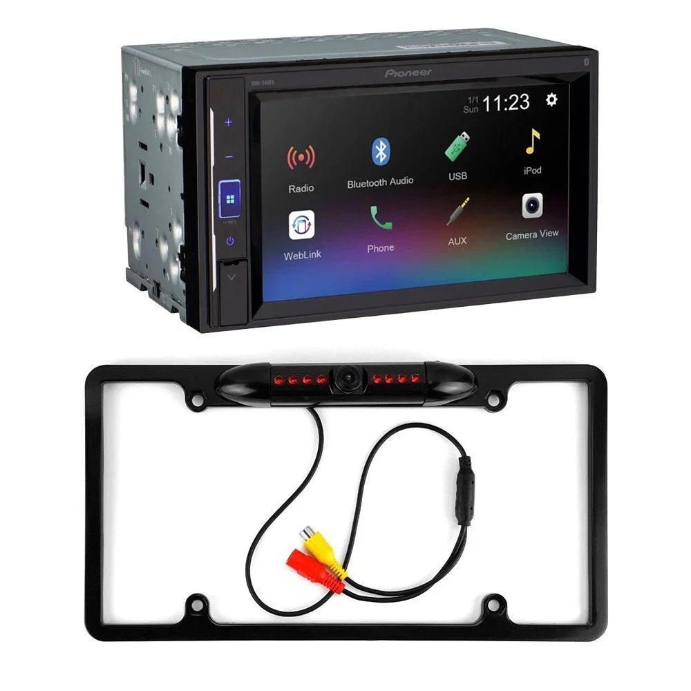 Pioneer DMH-241EX+HONK817+HWH812+HO6+CAM1800B Fit 2007-2011 Honda CR-V