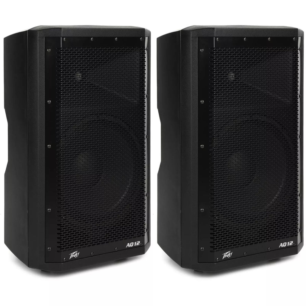 2 Peavey Aquarius AQ 12 12" 670W Powered Speaker