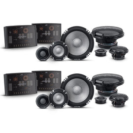 2 Pair Alpine R-Series R2-S653 3-Way Pro 6.5