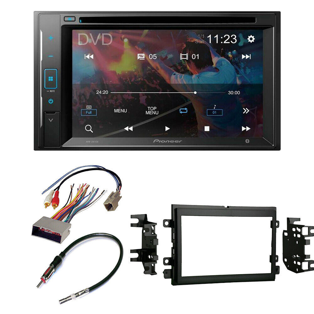 Pioneer AVH-241EX Double DIN DVD Camera Dash install Kit Fit 2007-2014 Ford Expedition