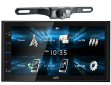 Load image into Gallery viewer, JVC KW-M180BT 2 DIN 6.75" Media Player USB Mirroring For Android Bluetooth + CAM900 Backup Camera