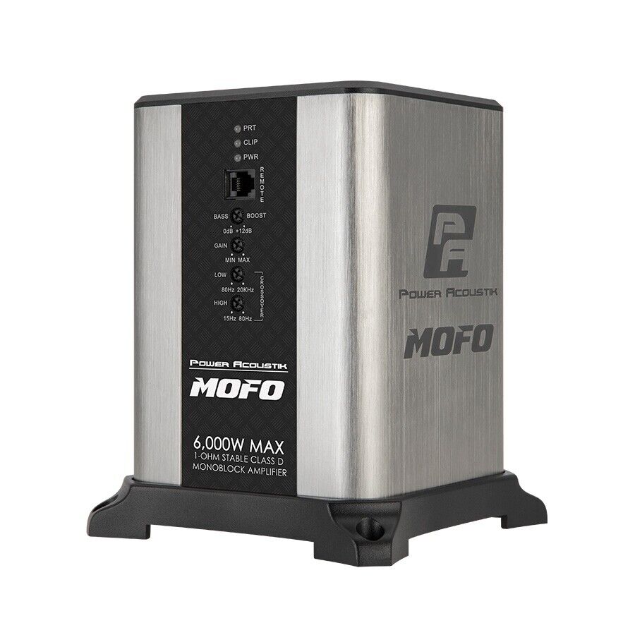 Power Acoustik MOFO1-6KD 6000 Watts MOFO Series Monoblock Class D Car Amplifier